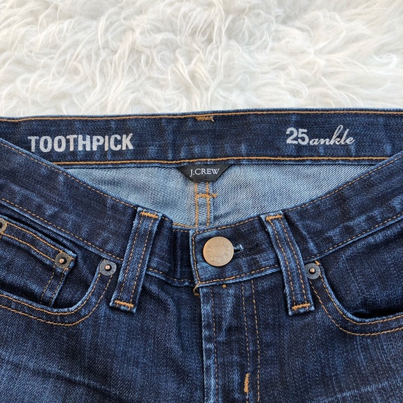 J. Crew Toothpick Ankle Skinny Jeans - Picture 5 of 5